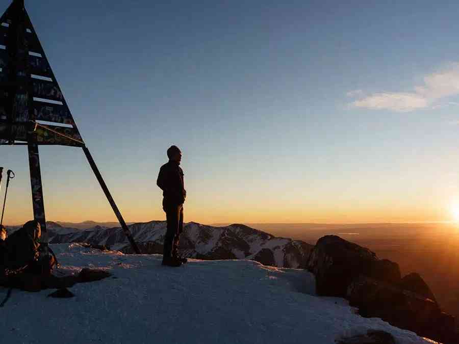 Reach the summit of Mount Toubkal for a breathtaking sunrise view over North Africa.